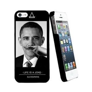 ElevenParis Coque pour iPhone 5 Motif Obama Noir ( + 1 protection film inclus) - Photo 1 sur 1
