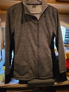 RBX Womens Zip Up Activewear  Grey And Black Size Large - Picture 1 of 14