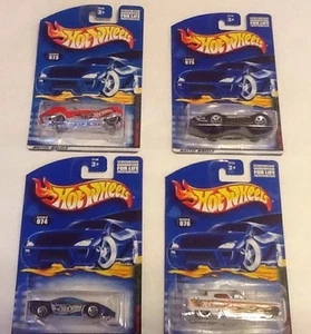 JUEGO COMPLETO DE 4 HOT WHEELS SERIE LOGO-MOTIVE 2001 - Imagen 1 de 5
