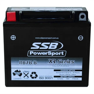 12V 175CCA 7AH RB7B-B SSB AGM Motorcycle Yamaha Honda Battery CB7B-B LFP7-B - Picture 1 of 1
