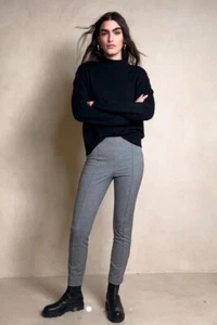 Legging para mujer Banana Republic Sloan talla 4 ajustado al tobillo elástico gris lavable - Imagen 1 de 6