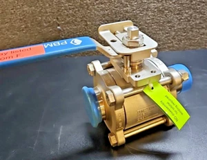 PBM 2" SS Stainless Steel Ball Valve CF3M 316L 2-B-123| SIHL9FXG-04| 720 PSIG - Picture 1 of 6