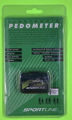 New Sportline Electronic Pedometer Model 350 Sealed NIP - Image 1 of 4