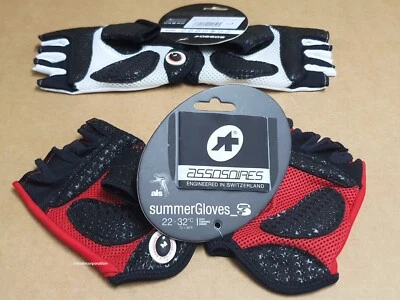 Guantes de verano ASSOS S7 rojo/blanco Foto 1 de 4