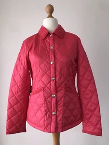 Chaqueta Husky Para Mujer Ligera Elisabeth Rosa Acolchada Cuello 42 UK 10 NUEVA CON ETIQUETAS - Imagen 1 de 9