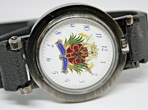 NEU WESTON HILLS QUARTS HERREN UHR ARABISCHE ZIFFERN 49MM INDIVIDUELLES KAUTSCHUKBAND - Bild 1 von 9