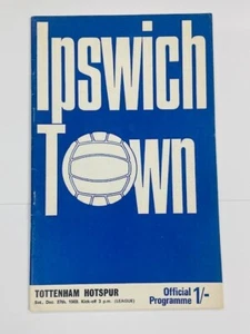 1969/70 IPSWICH TOWN V TOTTENHAM HOTSPUR 27-12-1969 DIVISION 1 - Picture 1 of 1