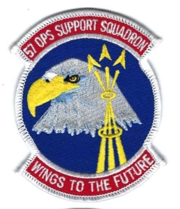 PATCH USAF 57TH OPS SUPPORT SQUADRON NELLIS AFB B9-23 - Bild 1 von 1