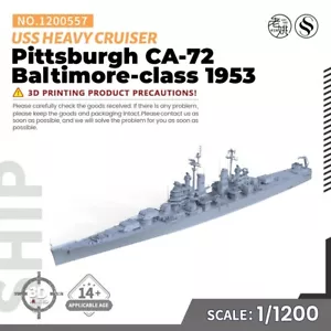 1/1200 USS Pittsburgh CA-72 Baltimore-class Heavy Cruiser 1953 - Picture 1 of 3