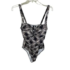 Nip Tuck Swim Shaping/Slimming Multi Cup Snakeskin One Piece Swimsuit Size 10 - Picture 1 of 4