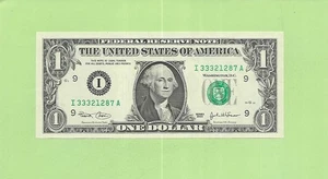 2003 ..UNCIRC $1 I 3332 1287 A .... 2003 $1 I-A NICE NOTE FRN - Bild 1 von 2