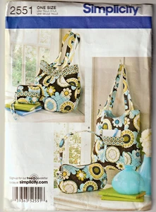 Bags - SEWING PATTERN - Simplicity 2551 - Picture 1 of 7
