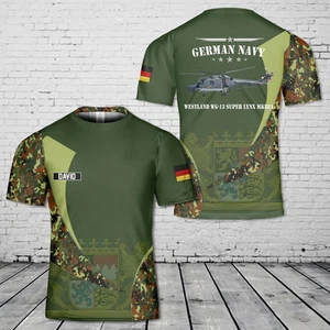 German Navy Westland WG-13 Super Lynx Mk88a 3D T-Shirt - Picture 1 of 2