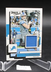 2022 Panini Donruss - Donruss Threads T.J. Hockenson #TH-38 (MEM) - Picture 1 of 2