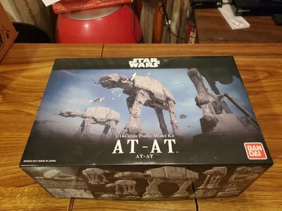 Bandai  Star Wars AT-AT Walker 1/144 Scale Model Kit BUILT Box - Image 1 of 4