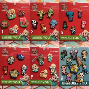Handmade Shoe Charm Accessories 5 - 10 Pack Cocomelon - Picture 1 of 28