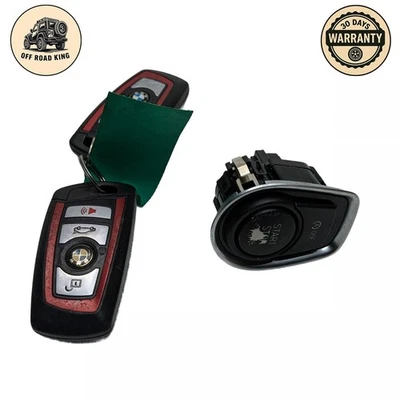 Interruptor de encendido de arranque y parada BMW 330i 2016-2019 OEM botón pulsador con llaves Foto 1 de 4