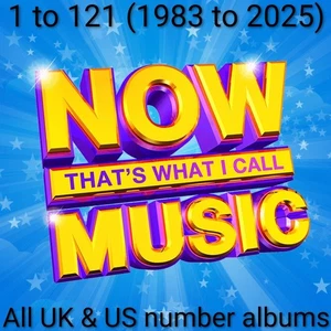 Now That's What I Call Music! 1-121 ALL ALBUMS 1983-2025 + tons more see listing - Foto 1 di 21