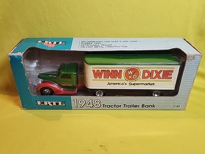 1994 ERTL 1948 Tractor Trailer Bank 1:43 scale🔥 - Image 1 of 4