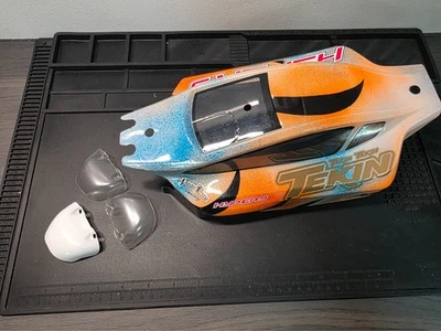 🔥 HoBao Hyper 9 / Hyper 9E Body Shell – Never Used – Custom Orange & Blue Paint - image 1 of 4