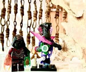 QUEEN ASPHEERA ©  GENUINE ORIGINAL SNAKE NINJAGO LEGO + KRUX ACRONIX  500D - Picture 1 of 6