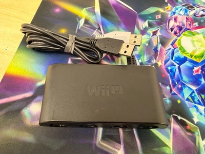 Nintendo Wii U WUP-028 Official OEM GameCube Controller Adapter - Image 1 of 2