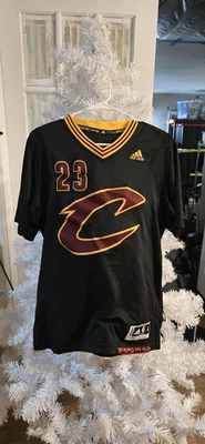 Lebron James Jersey Mens Medium Black Adidas Swingman Cleveland Cavaliers Cavs  - Image 1 of 4