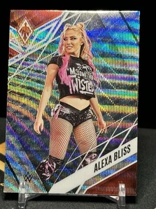 Alexa Bliss Panini Chronicles Phoenix WWE 2023 Silver Wave Parallel - Imagen 1 de 2