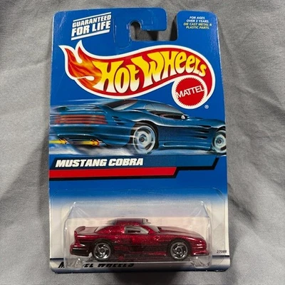 Hot Wheels #121/27088 - Mustang Cobra - rojo metálico Foto 1 de 4