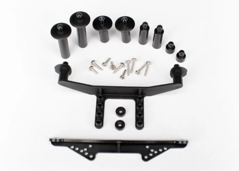 Traxxas 1914R Front Rear Body Mount Set Nitro Slash 2WD Rustler VXL Ford Raptor - Image 1 of 1