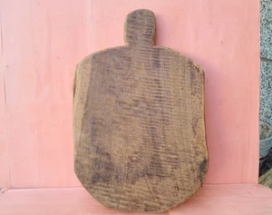 VINTAGE WOODEN CUTTING BOARD RUSTIC KITCHEN DECOR COLLECTOR’s ITEM HANDMADE BIG - Picture 1 of 12