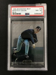 PSA 8 1995 Bowman'S Best #73 Bartolo Colon Cleveland - Picture 1 of 2