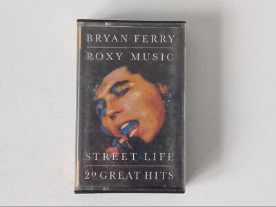 BRYAN FERRY * ROXY MUSIC  STREET LIFE   CASSETTE TAPE  ***PAPER LABELS*** - Image 1 of 4