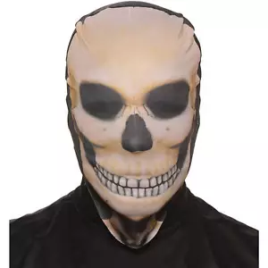 Skull Skin Mask Adult Halloween Accessory - Picture 1 of 1
