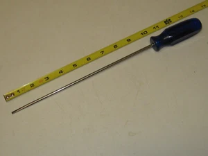 3/16" x 10", Slotted Screwdriver, OAL is 13-1/2", USA, EASCO / KD # 40020 - Picture 1 of 1