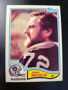 1982 Topps John Matuszak football card #195....