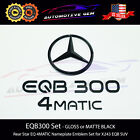 Eqb300 4Matic Rear Star Emblem Black Badge Combo Set Mercedes Eq Amg Suv X243