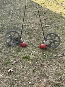 Lil Harold Down Riggers mit Gewichten Vintage beide mit Zählern 1 Griff fehlt - Bild 1 von 3