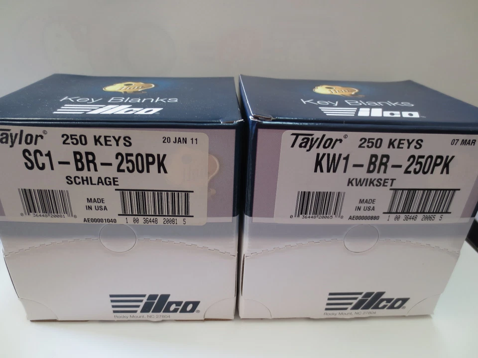 Key Blanks for Locksmith 60 Keys Made in USA by Ilco See Photos