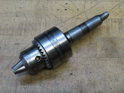Rohm BB16-3 1/32-5/8" heavy duty Ball Bearing Drill Chuck 3MT shank (#1) - Image 1 of 4