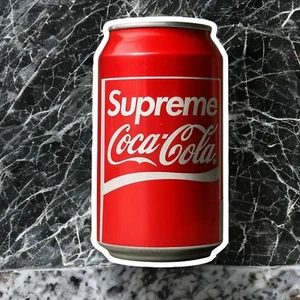 Calcomanía Supreme Coca-Cola lata monopatín computadora portátil decoración de automóvil - Imagen 1 de 2