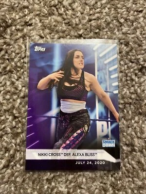 2021 WWE Woman’s Divison Nikki Cross Parallel #33/99 - Image 1 of 2