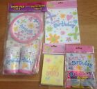 New Cute Girls Party Bundle Tableware, Invites, Balloons And Partybags,