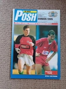 PETERBOROUGH UNITED v SWINDON TOWN 29th Nov. 1992. Division One Season 1992/93 - Picture 1 of 3