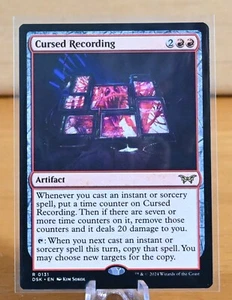 Magic: The Gathering: Cursed Recording - 0131 - Regular - Duskmourn - Casi nuevo - Imagen 1 de 2