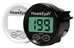 HawkEye®  In Dash Depth Finder/Sounder - Thru-Hull Transducer - Depth Only - Picture 1 of 6