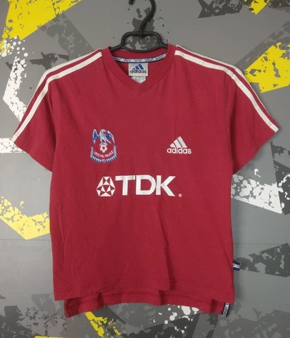 Crystal Palace Vintage training jersey football shirt Red Adidas Young  M ig93 Cover
