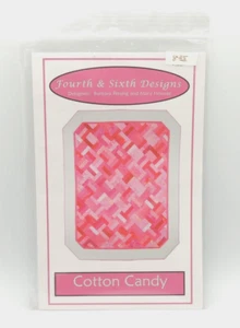 Fourth & Sixth Designs Cotton Candy Quilt Pattern PINK 4&6 NEW Persing Hoover - Picture 1 of 3