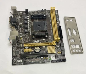 Asus A55BM-E REV. Placa madre 1.03 Socket FM2+ / FM2b DDR3 con placa posterior - Imagen 1 de 4