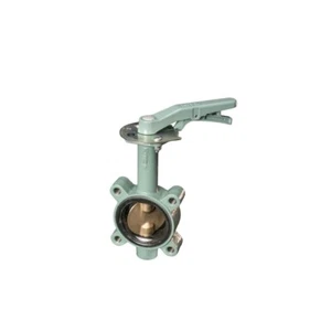 Kitz 6123EL Lug Style Butterfly Valve - Lever Handle - 4 in - Picture 1 of 1